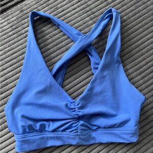 Offline by Aerie Racerback Blue Sports Bra